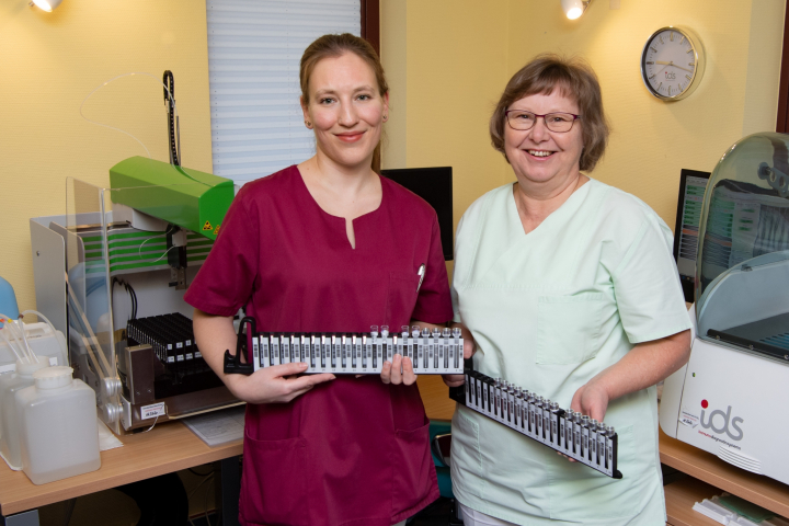 Mitarbeiter vom Labor